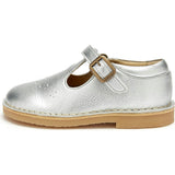 Penny Vegan Synthetic Leather, Silver