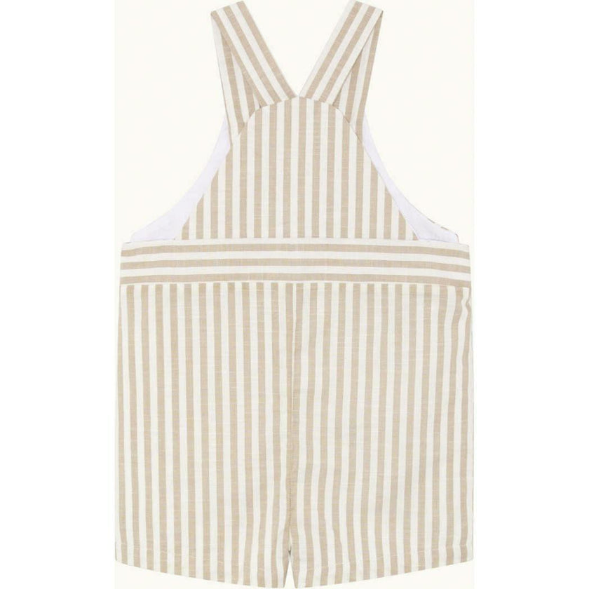Alfie Stripe Race Car Baby Dungaree
