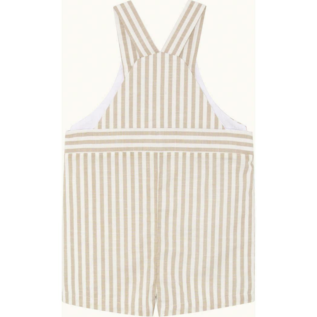 Alfie Stripe Race Car Baby Dungaree