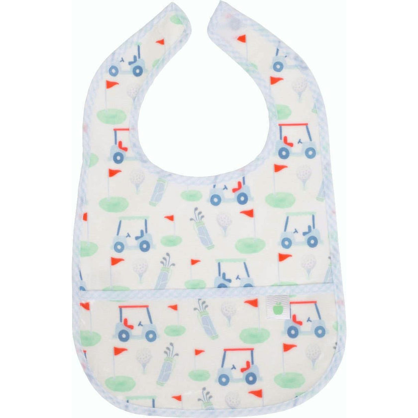 The Wipe It Bib in Golf