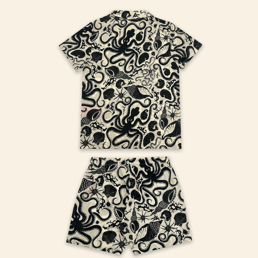 Kids Aryo Shirt and Otto Shorts Octopus Friend