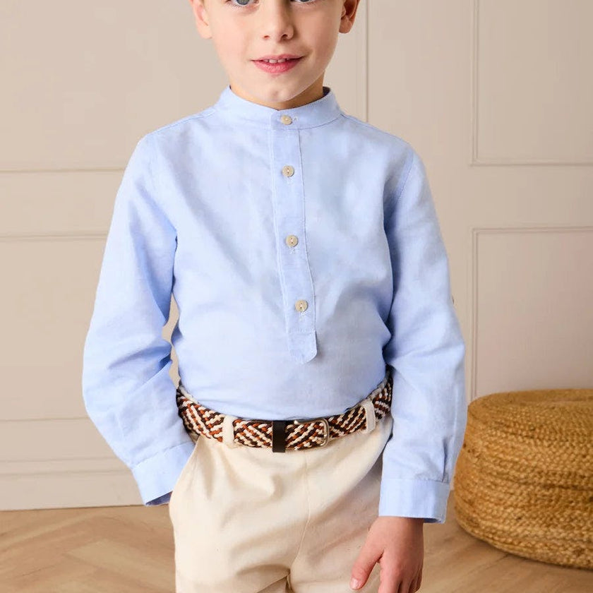 Elasticated Waist Trousers in Cream (18mths-5yrs)