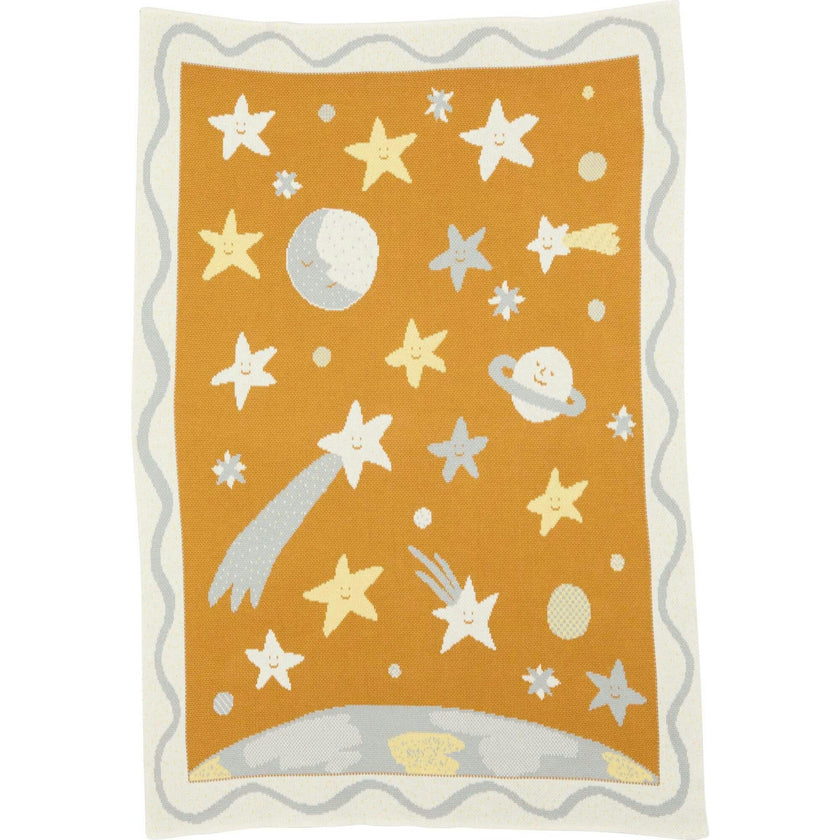 Night Sky Knit Midi Blanket
