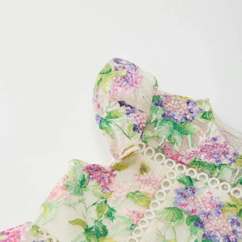 Clementine Embroidered Mini Dress (Baby)