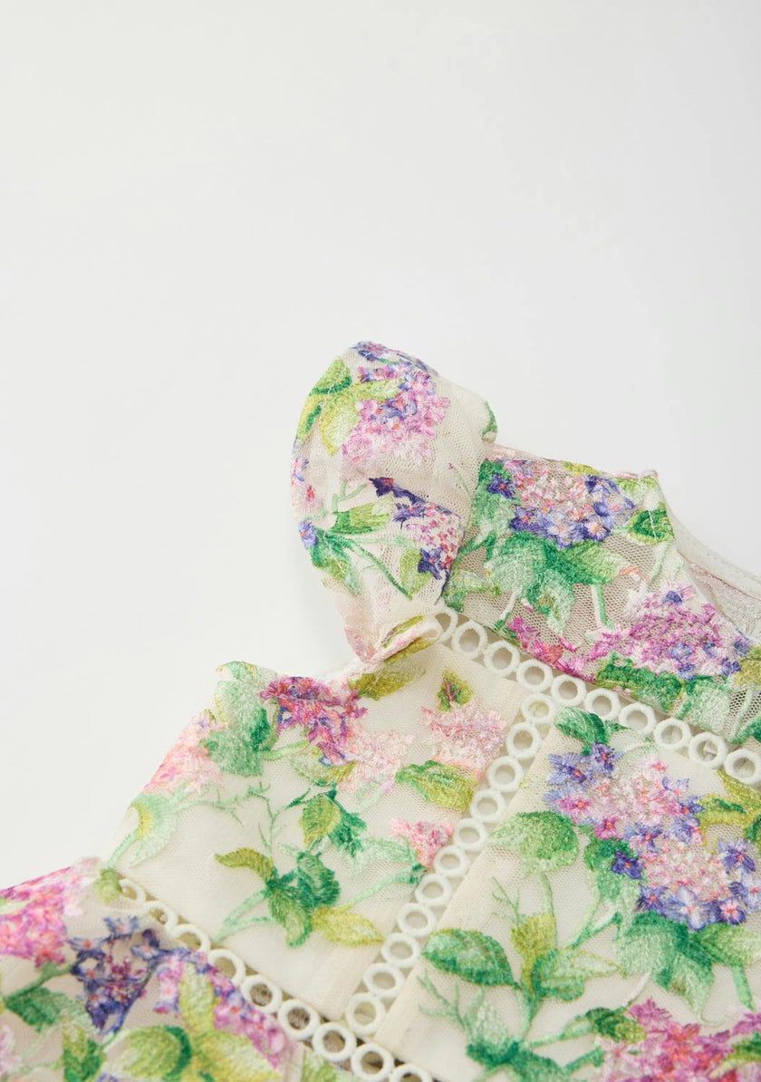 Clementine Embroidered Mini Dress (Baby)