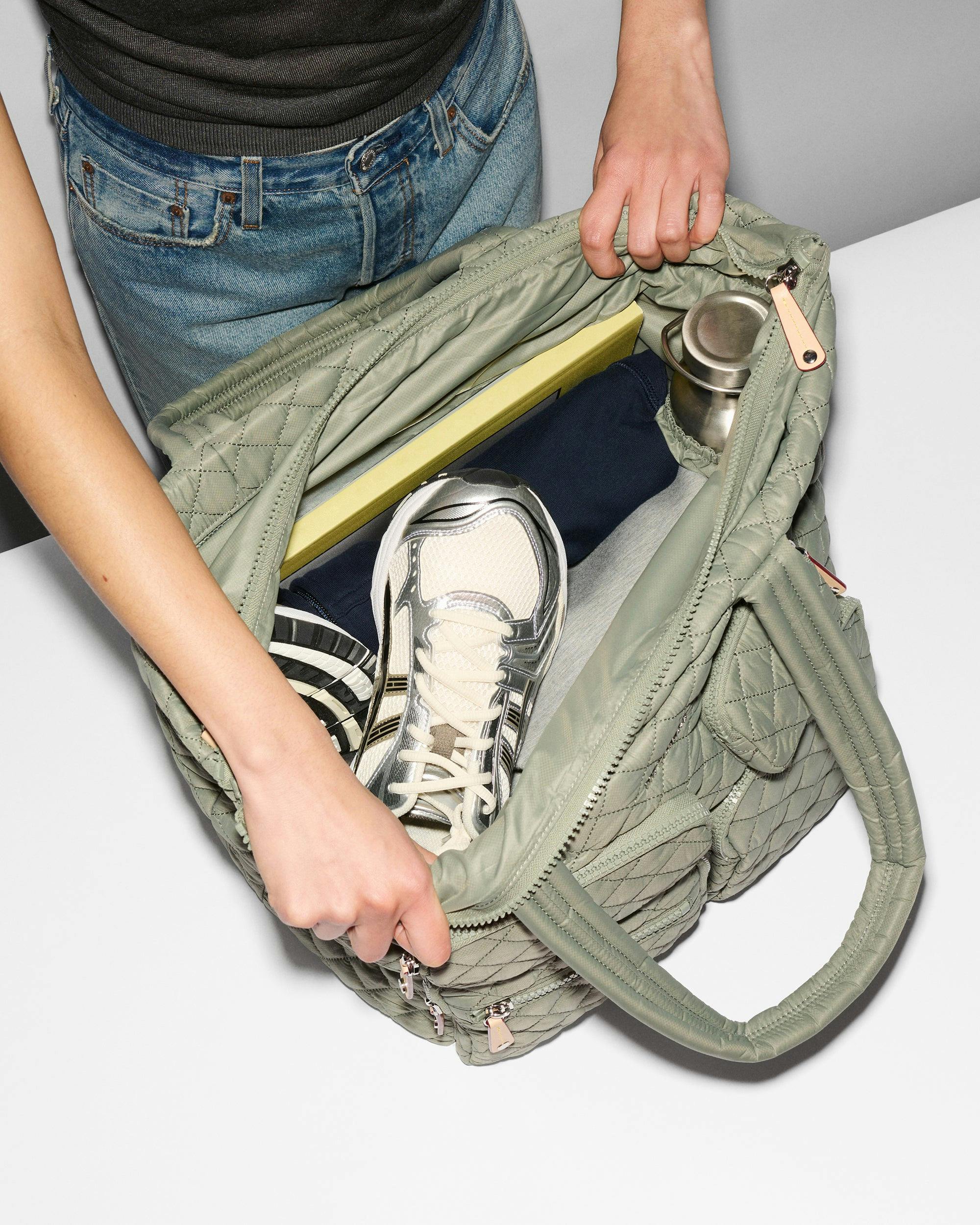 Agave Green Large Metro Travel Tote III