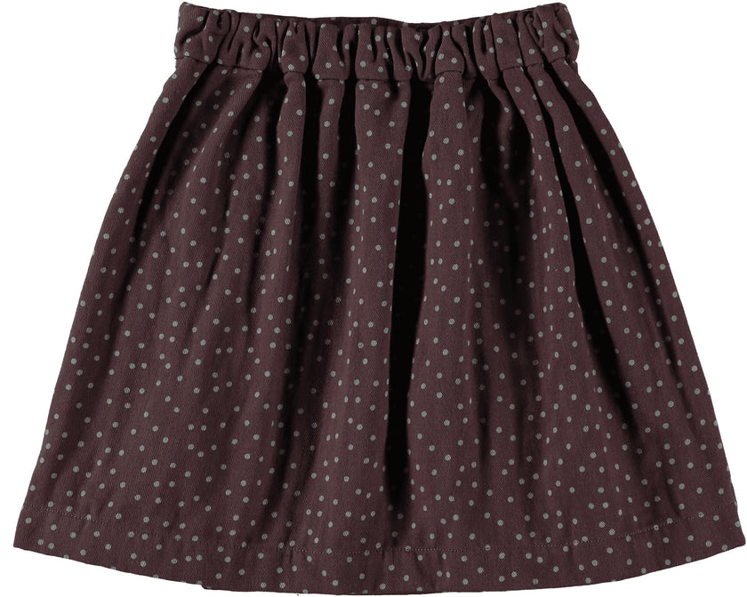 Girl Pleated Skirt Polka Dot Kilt