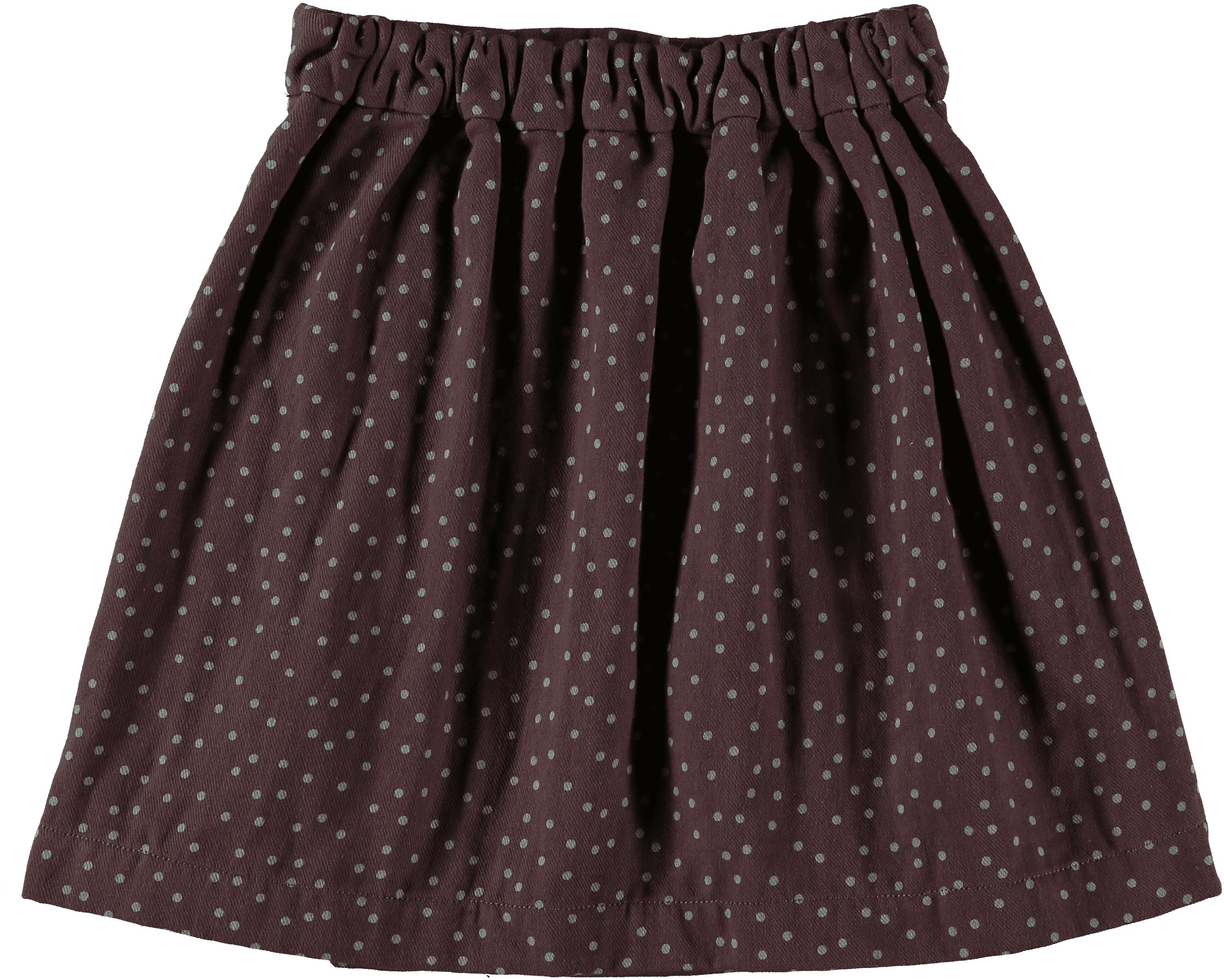 Girl Pleated Skirt Polka Dot Kilt