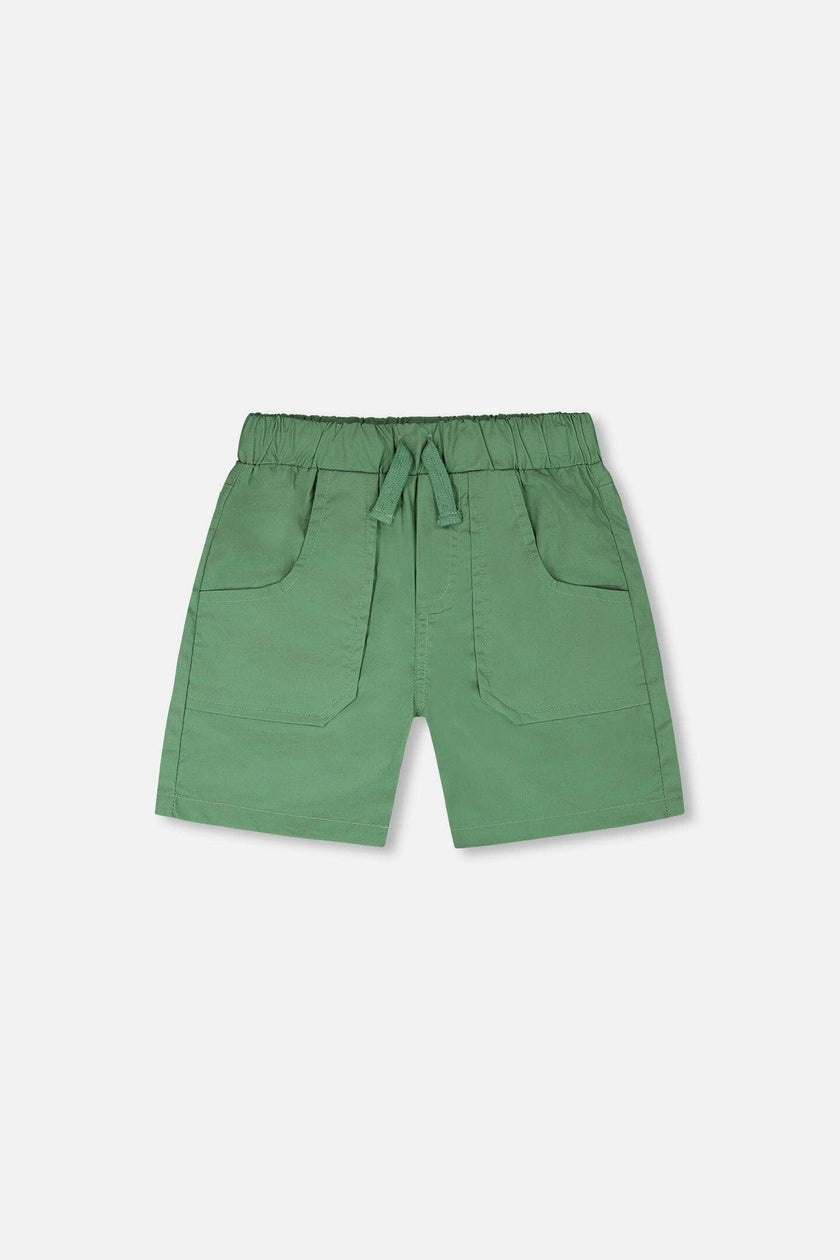Parachute Shorts With Patch Pockets