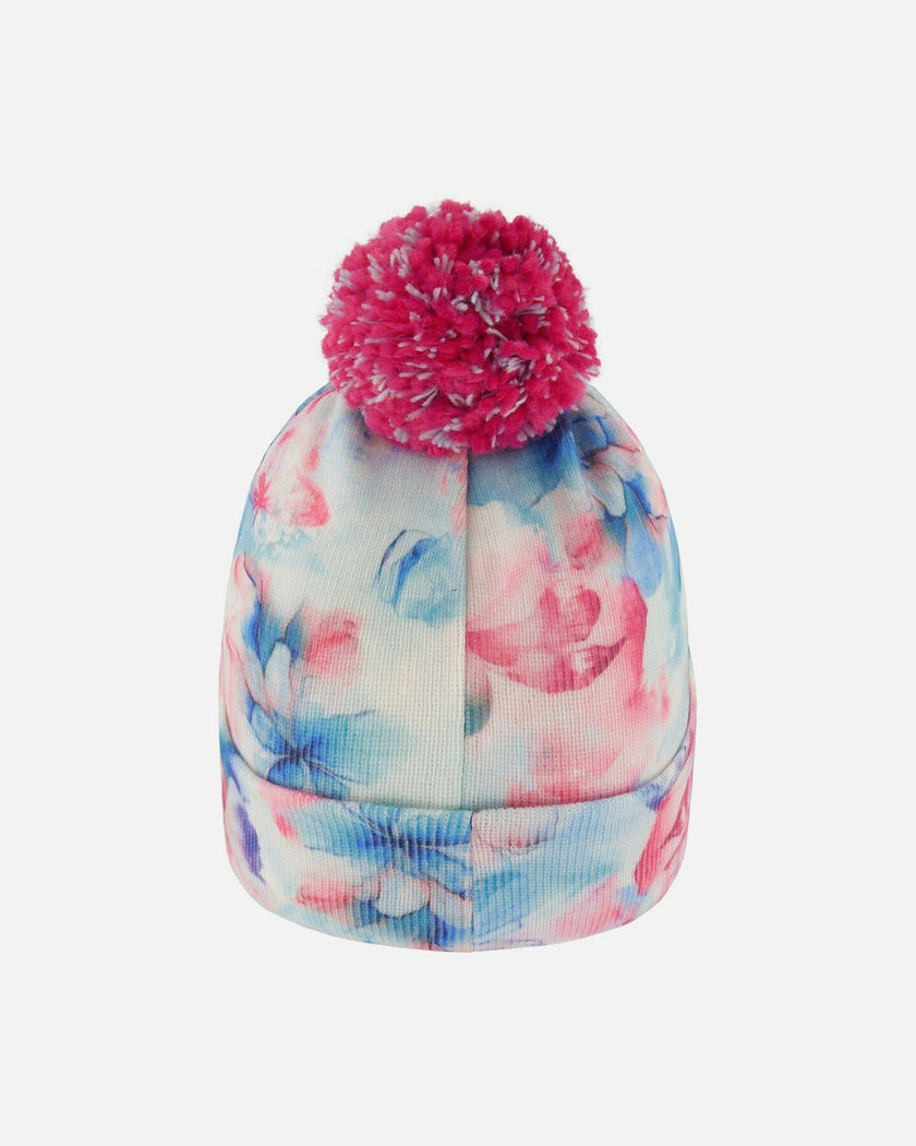 Lined Knit Pompom Hat