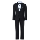 Black Moustache Shawl Lapel Tuxedo Set