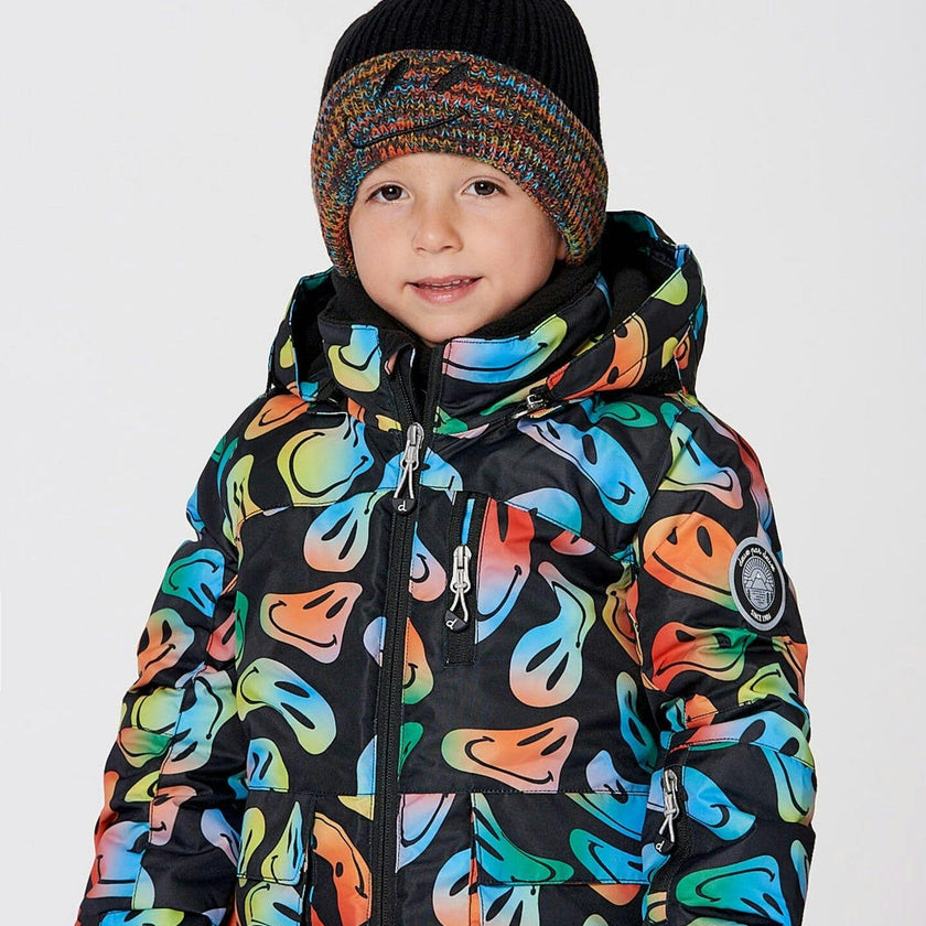 Lined Knit Winter Hat with Pompom