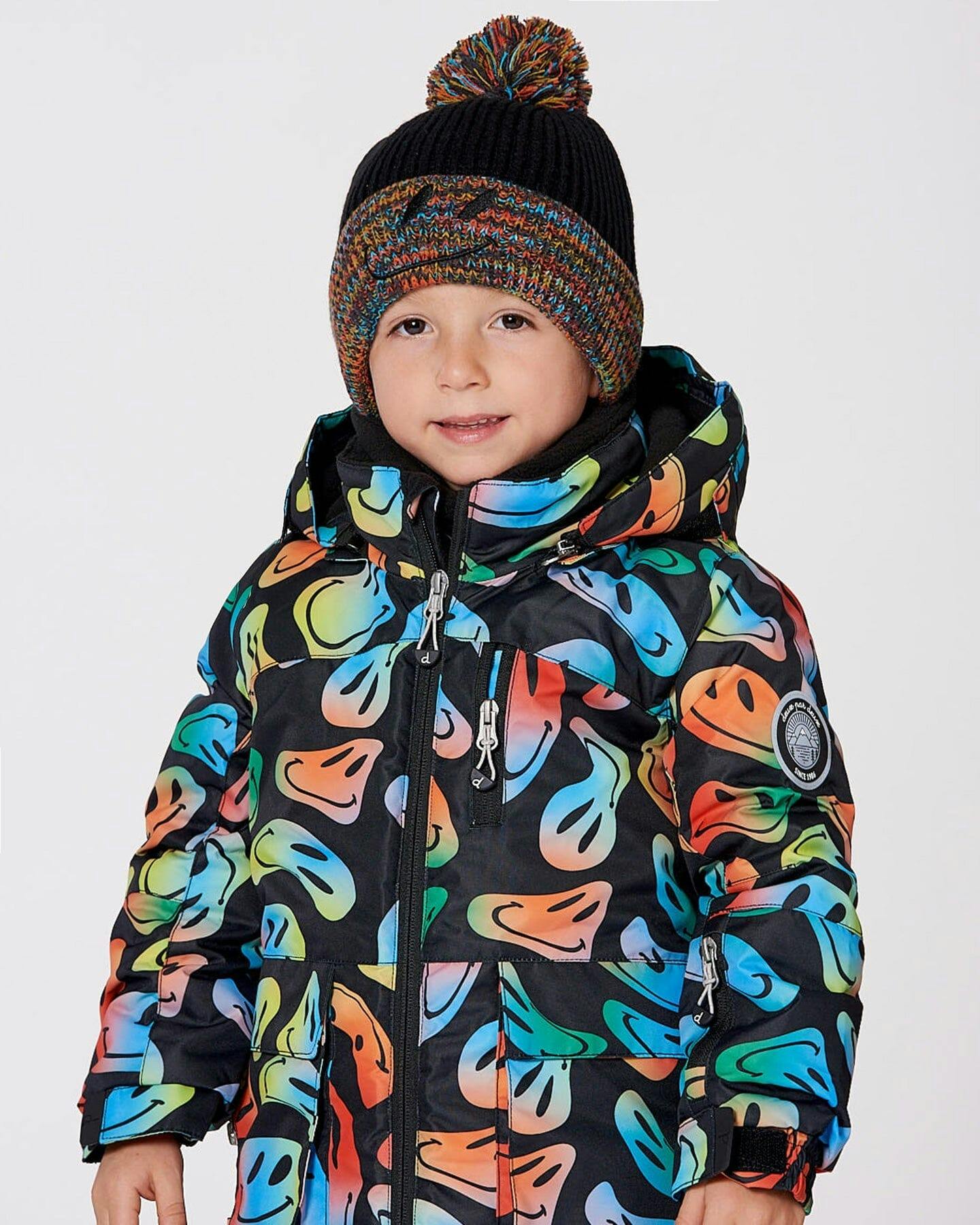 Lined Knit Winter Hat with Pompom
