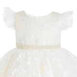Ivory Anavelle Lace Pearl Dress