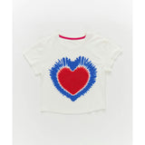 Girls Baby Tee in July 4 Tie Dye