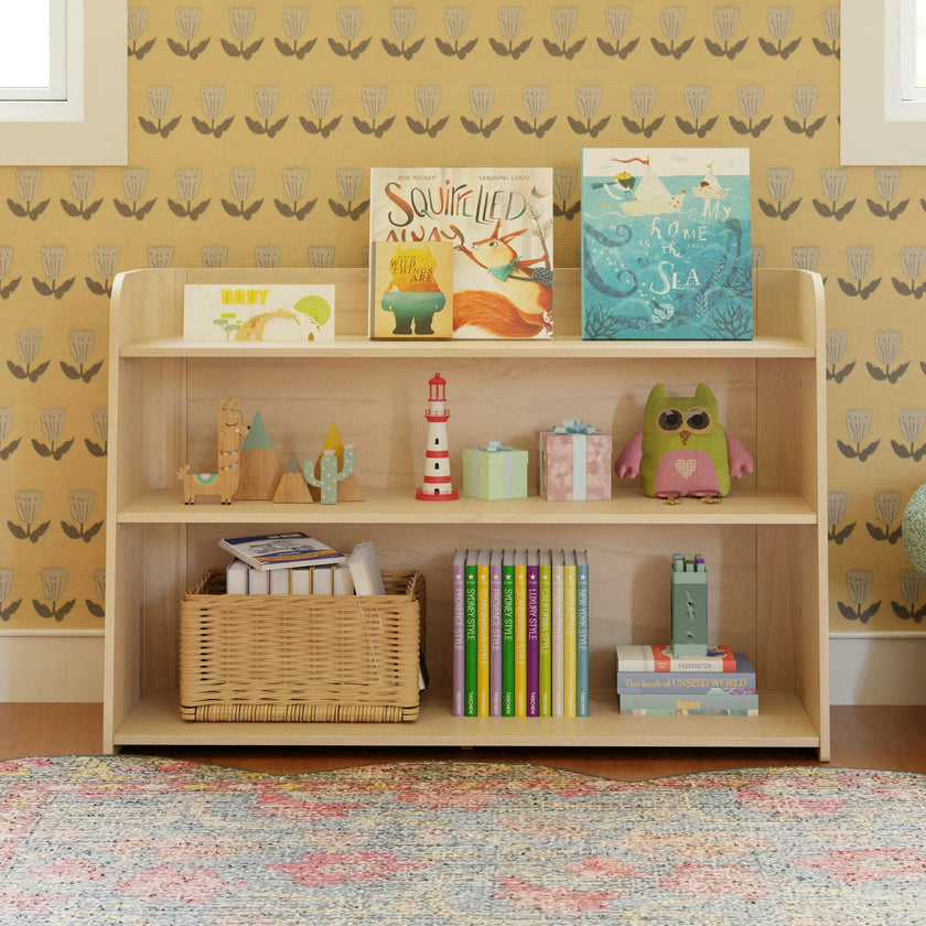 Melo Montessori-Inspired Bookcase in Washed Natural