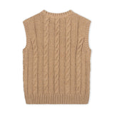 Organic Cable Sweater Vest - Baby