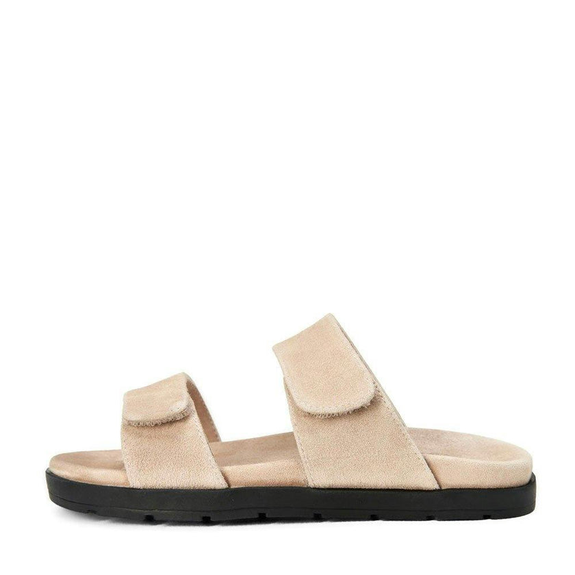 Rafa Double Velcro Strap Slides Slip Ons