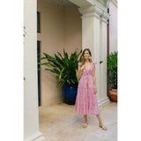 Women's Giselle Maxi Block Print Dress, Prints
