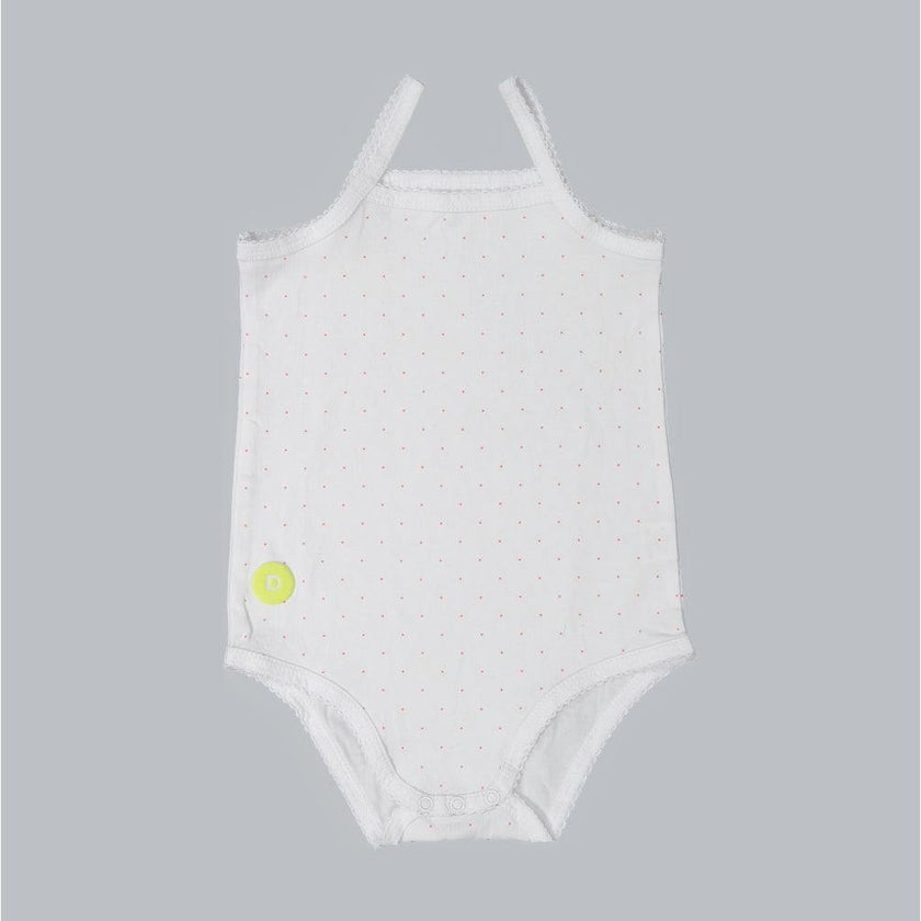 Baby Girl Sleeveless 4pc Onesie Set