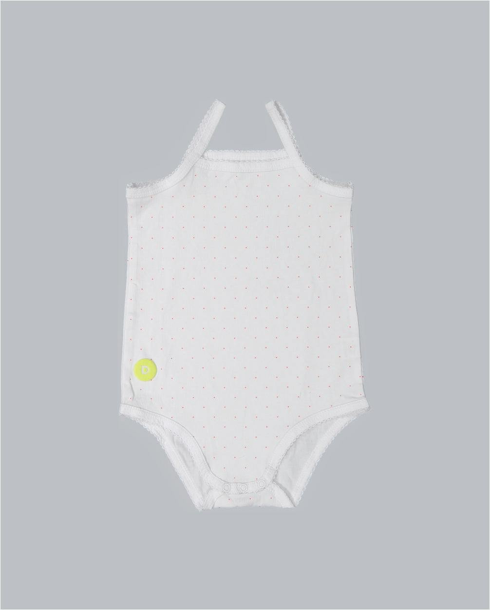 Baby Girl Sleeveless 4pc Onesie Set