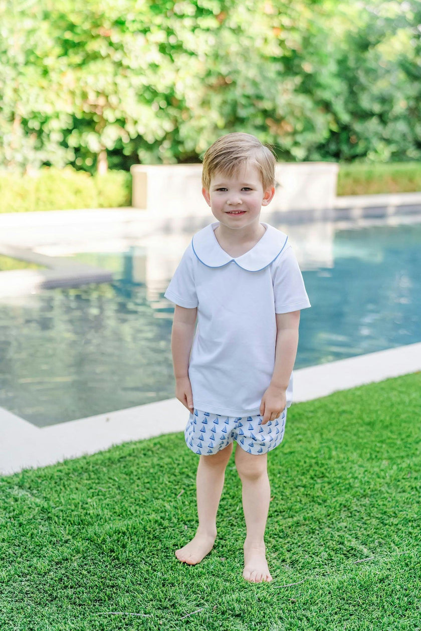 Field Boys' Woven Short Set Sailing Away