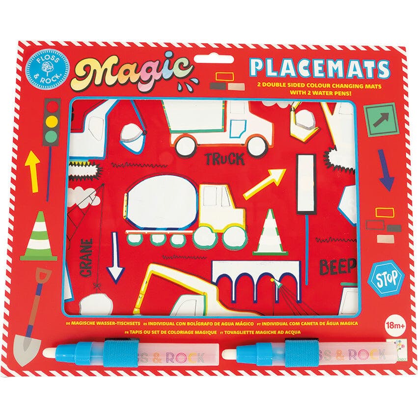 Magic Color Changing Water Placemats Set - Construction