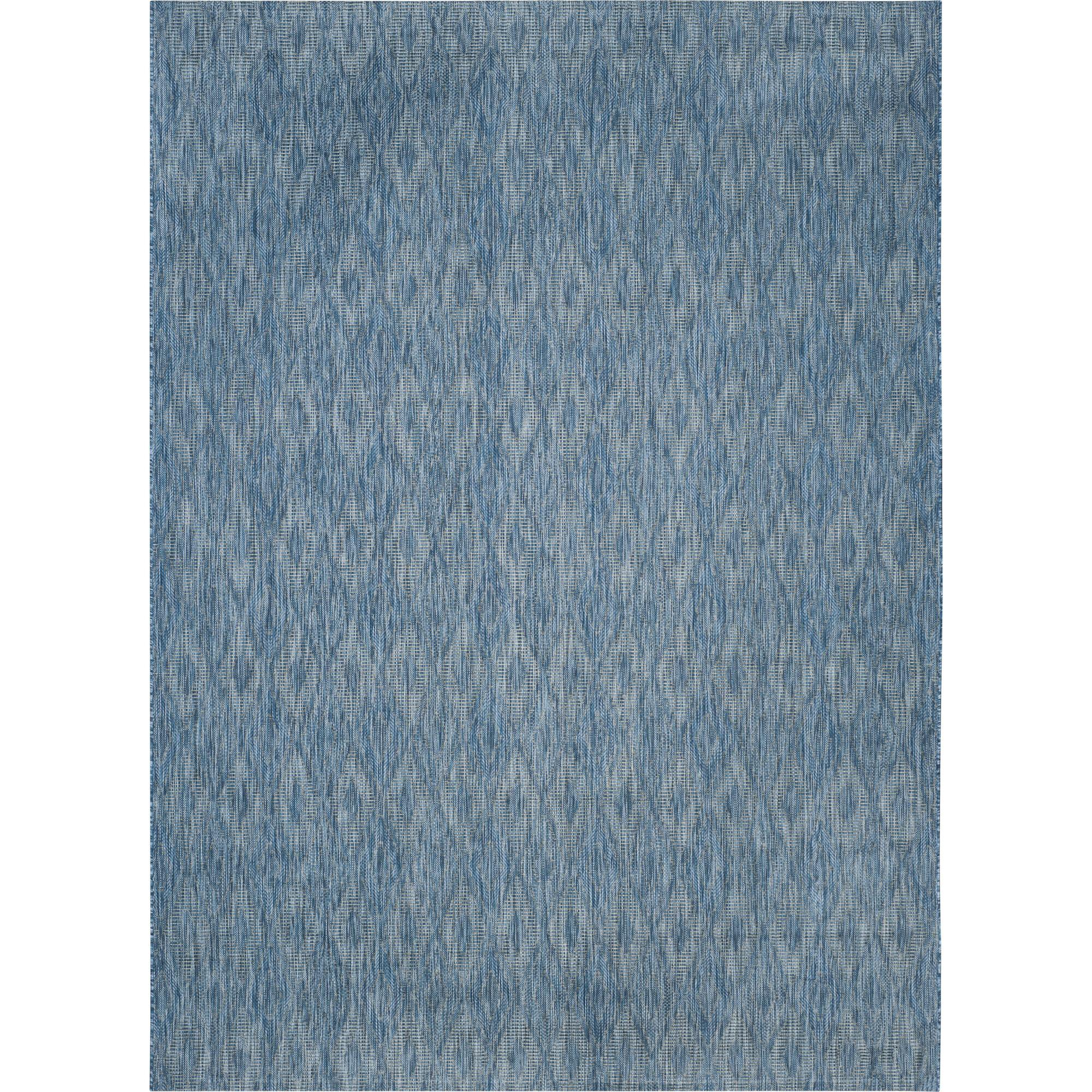 Courtyard August Indoor/Outdoor Rug, Navy