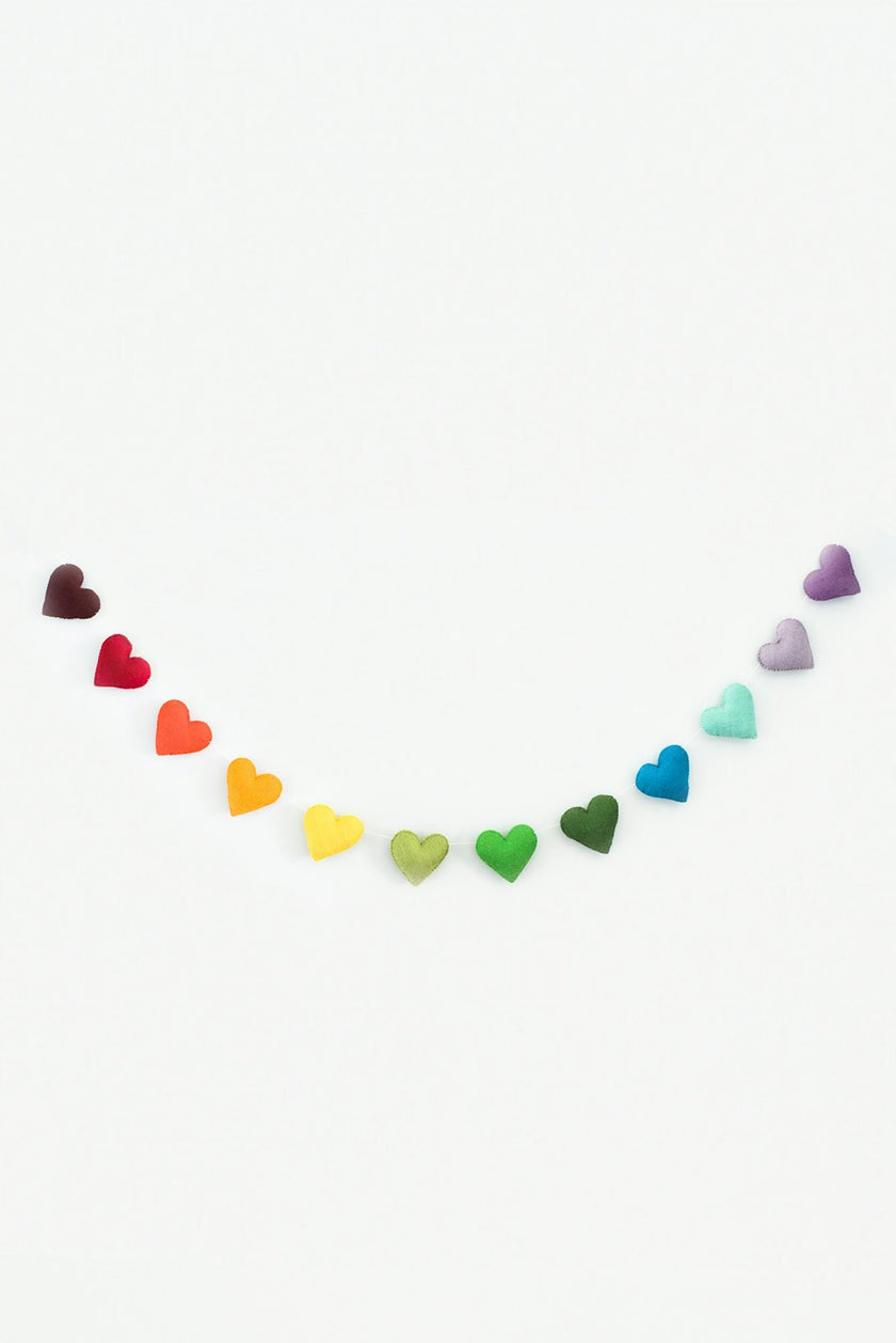 Heart Garland (Rainbow)