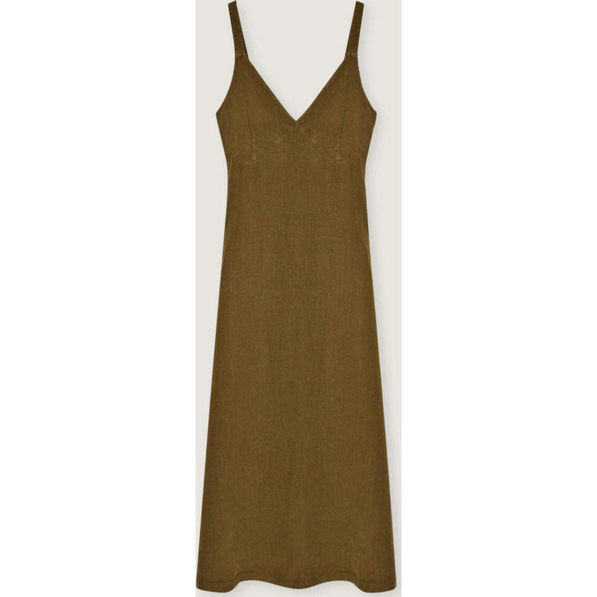 Bulbine Woman Dress Earthy Olive