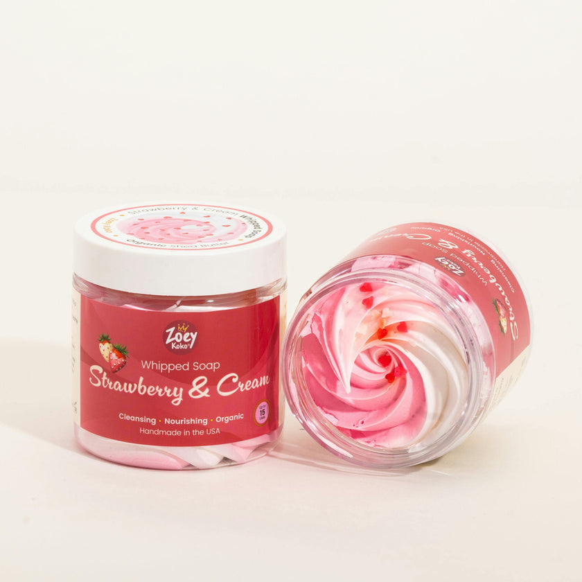 Strawberry & Cream Whipped Soap