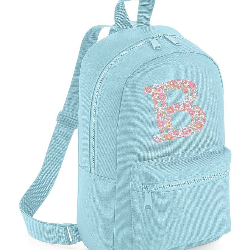 Liberty of London Personalised Mini Backpack - Light Blue