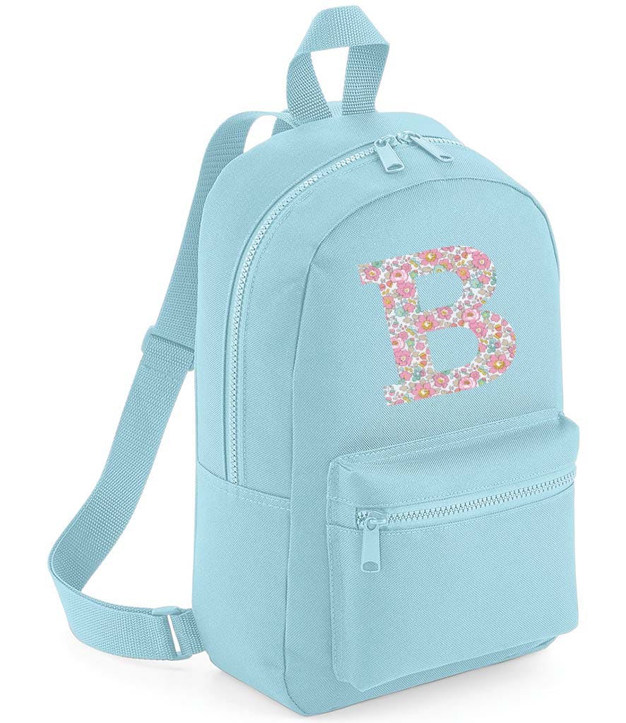 Liberty of London Personalised Mini Backpack - Light Blue