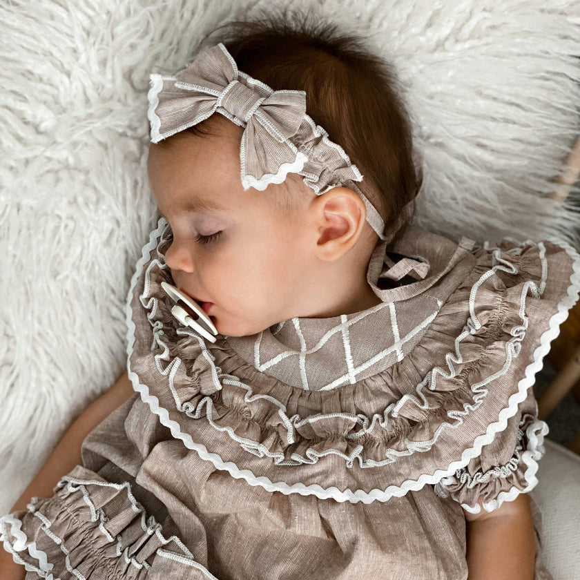 Ashlyn Linen Hair Sash