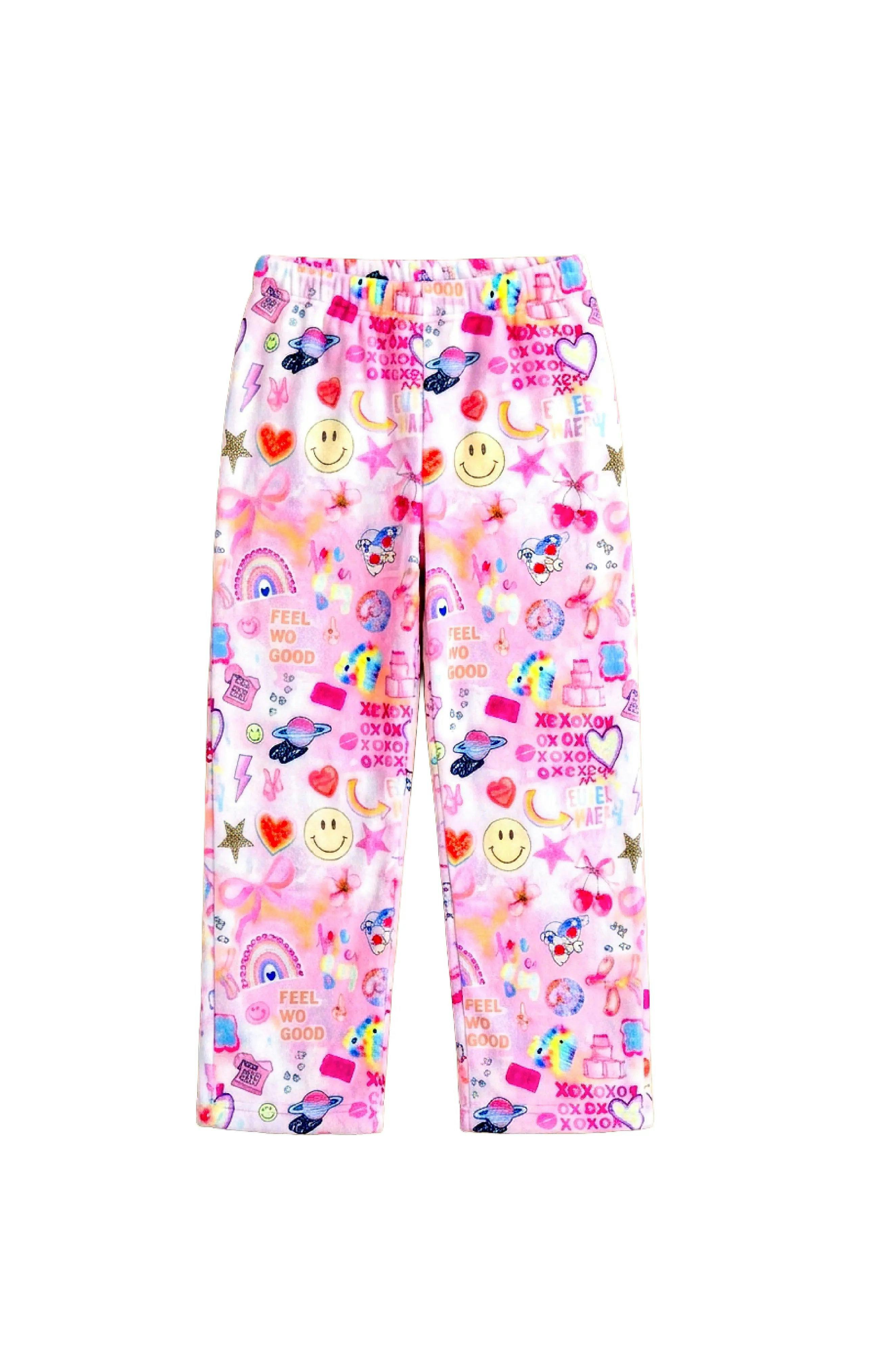 Plush Happy Collage Pant