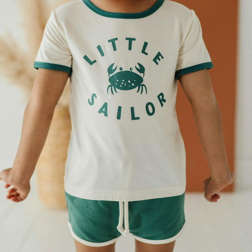 Retro Short Sleeve Tee Little Sailor