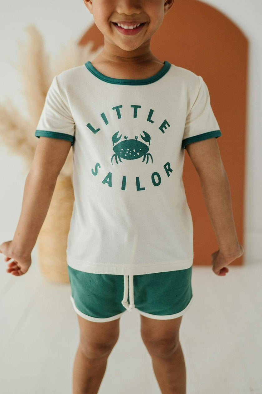 Retro Short Sleeve Tee Little Sailor