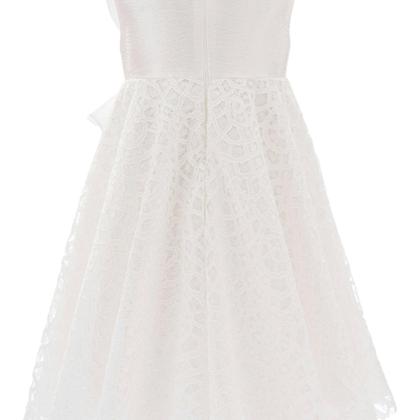 Cream Pamela Embroidered Dress