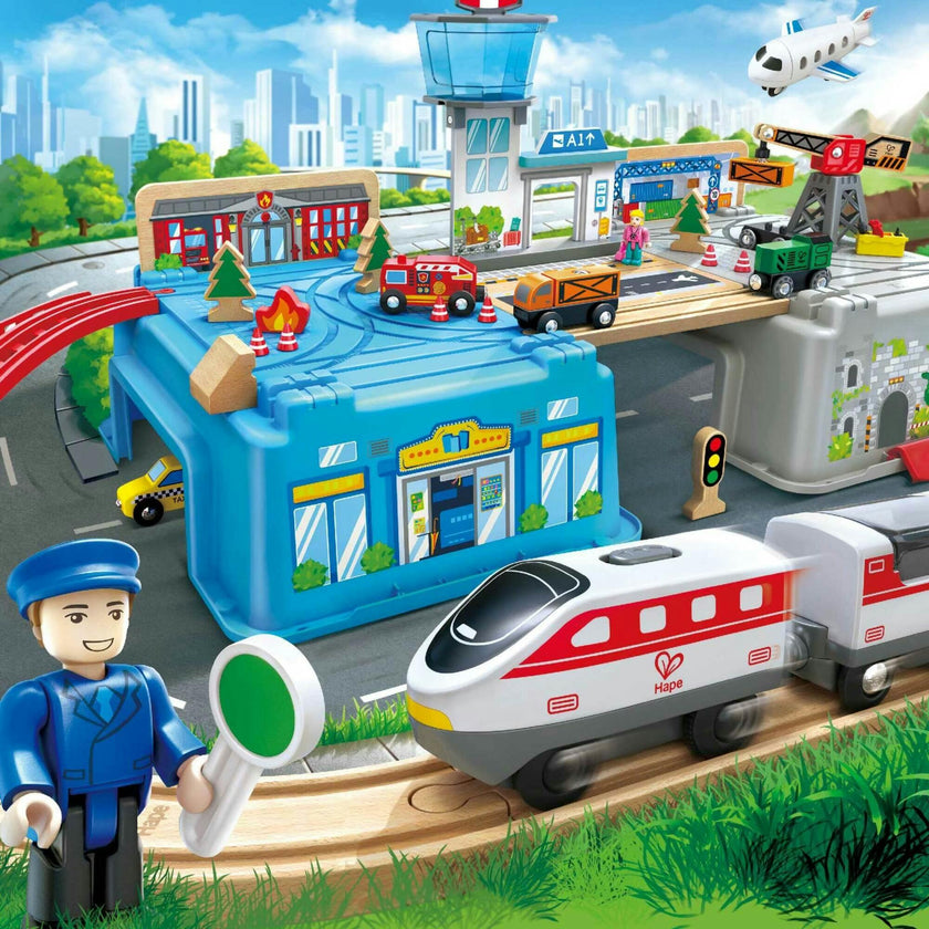 Bucket Super Cityscape Transport Builder Train Set