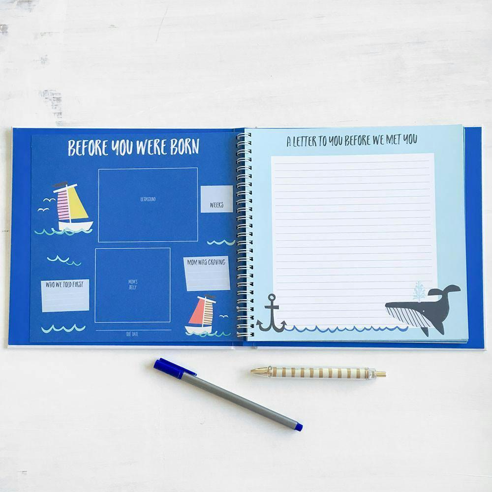 Little Captain Memory Baby Book
