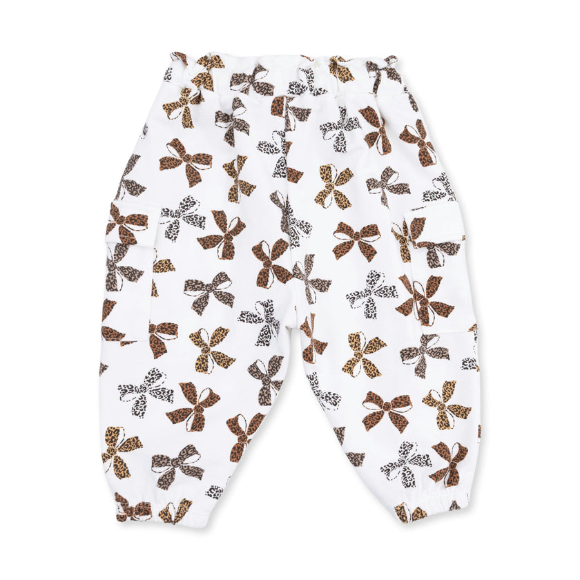 Leopard French Terry - Fashion Cargo Pants