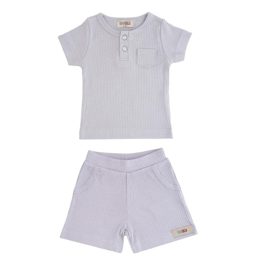 Gray Modal Pocket Outfit