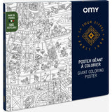 EIFFEL TOWER COLORING POSTER