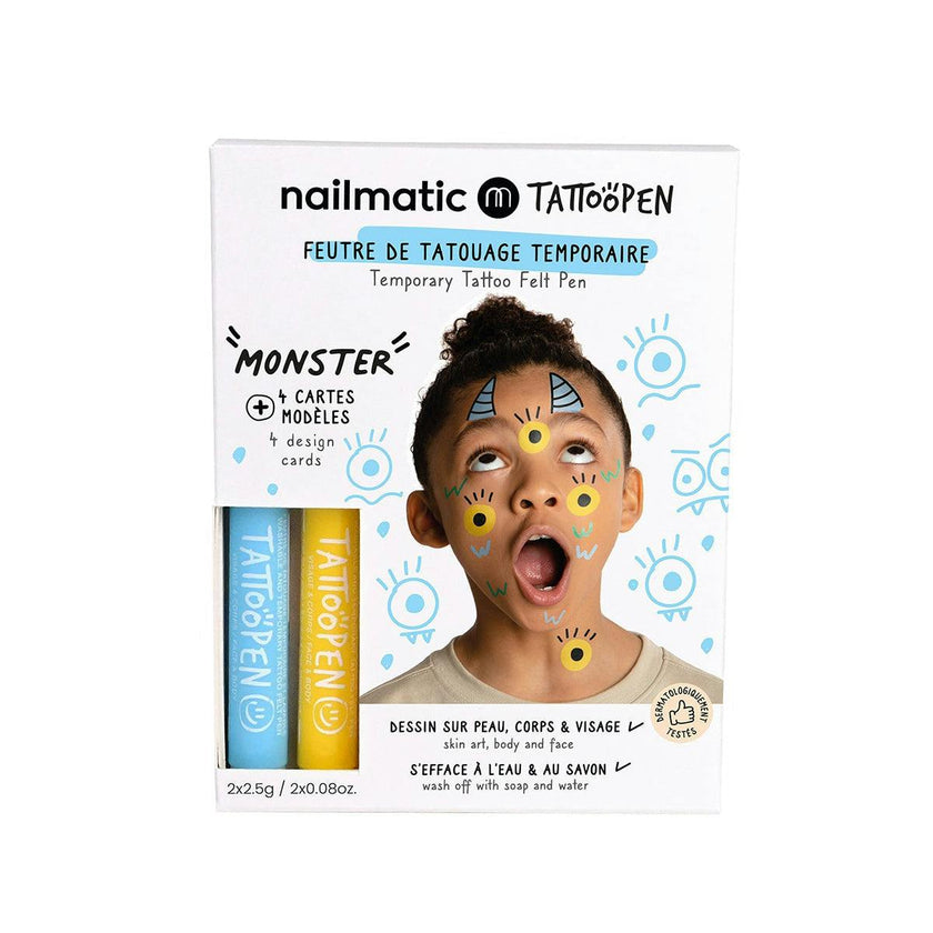Tattoo Pen Set for Kids MONSTER