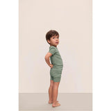 Kids TENCEL Modal Unisex Short PJ Set, Green
