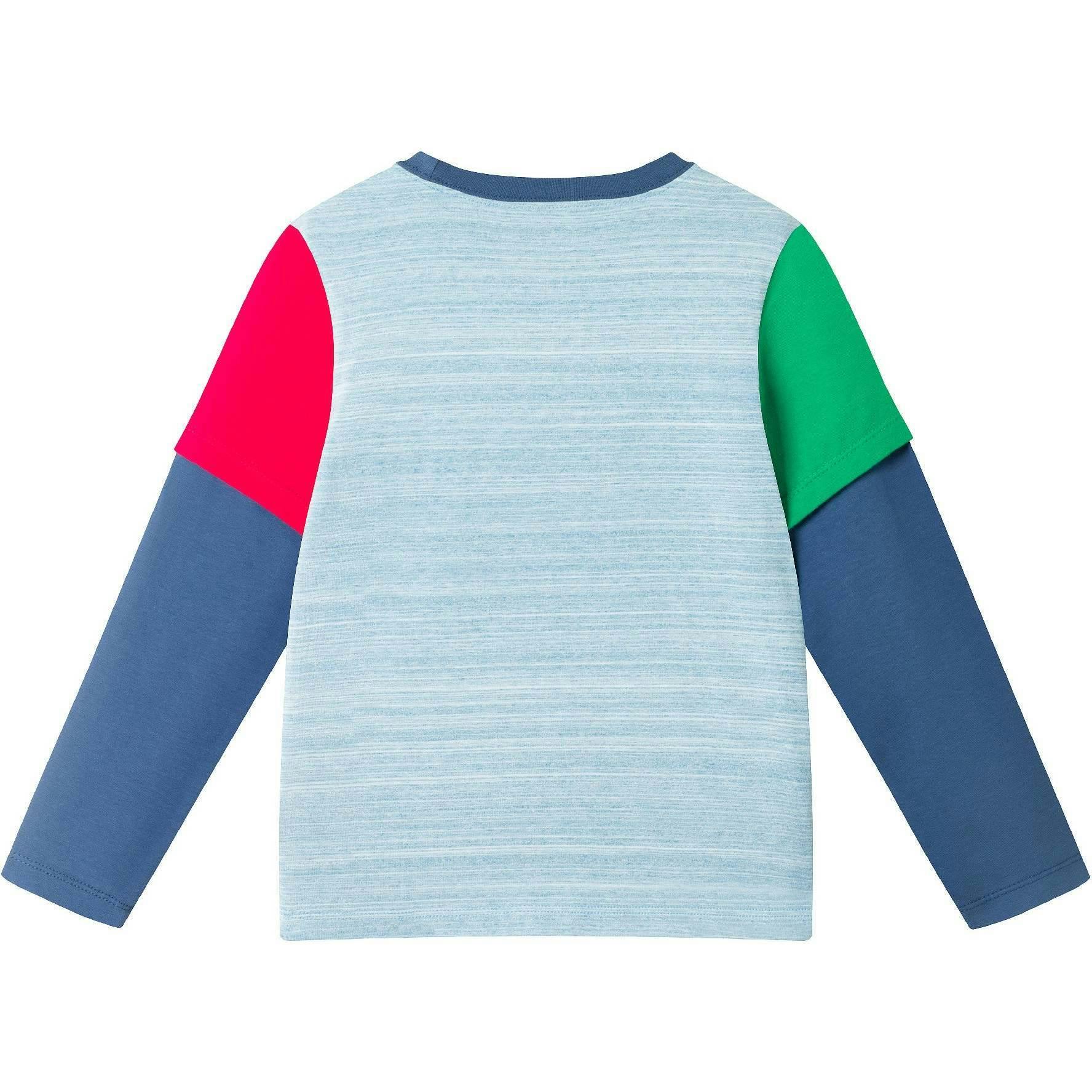Kids Color Blocked Graphic Tee