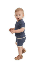 Textured Knit Shorts Set