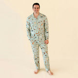 Posh Puppies Men's Luxe Pajama Pant Set