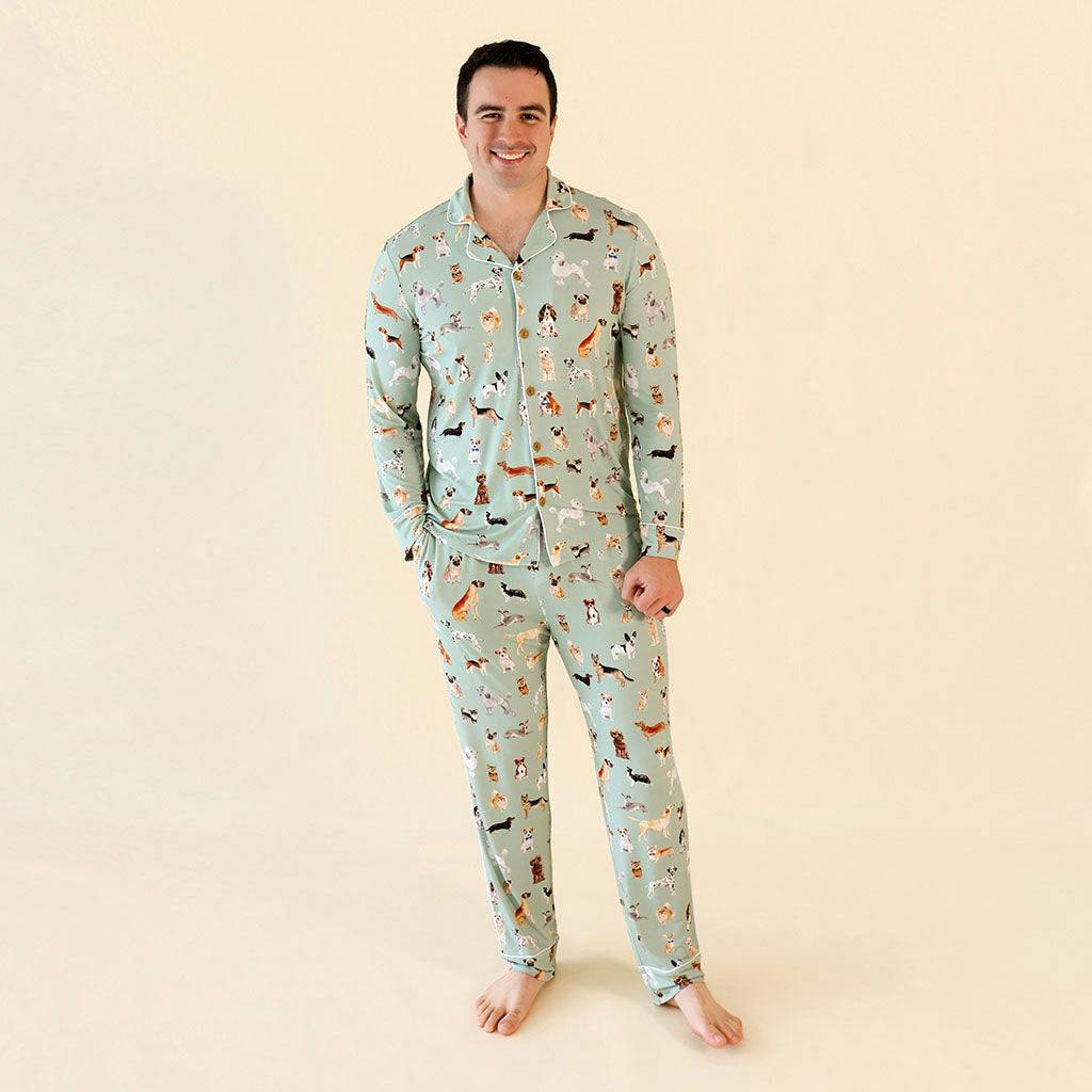 Posh Puppies Men's Luxe Pajama Pant Set