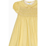 Nicky Hilton x La Coqueta Lemon Dolly Girl Hand-Smocked Dress
